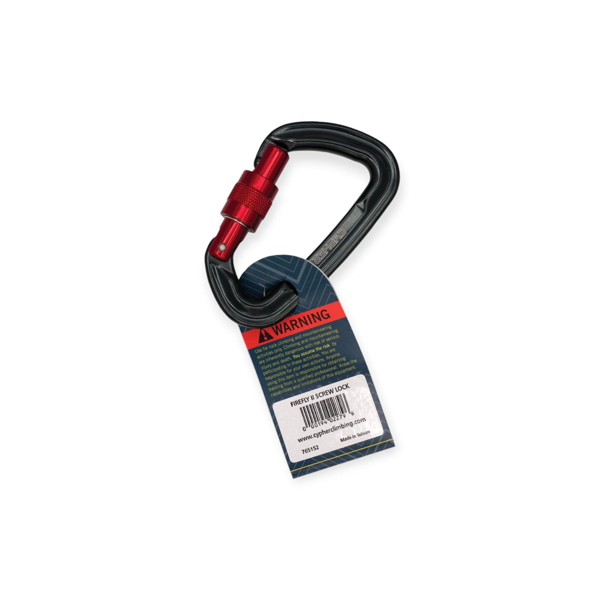 Cypher Firefly II Screwgate Carabiner - FERAL