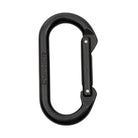 Cypher Oval Screw Gate Black Carabiner - FERAL