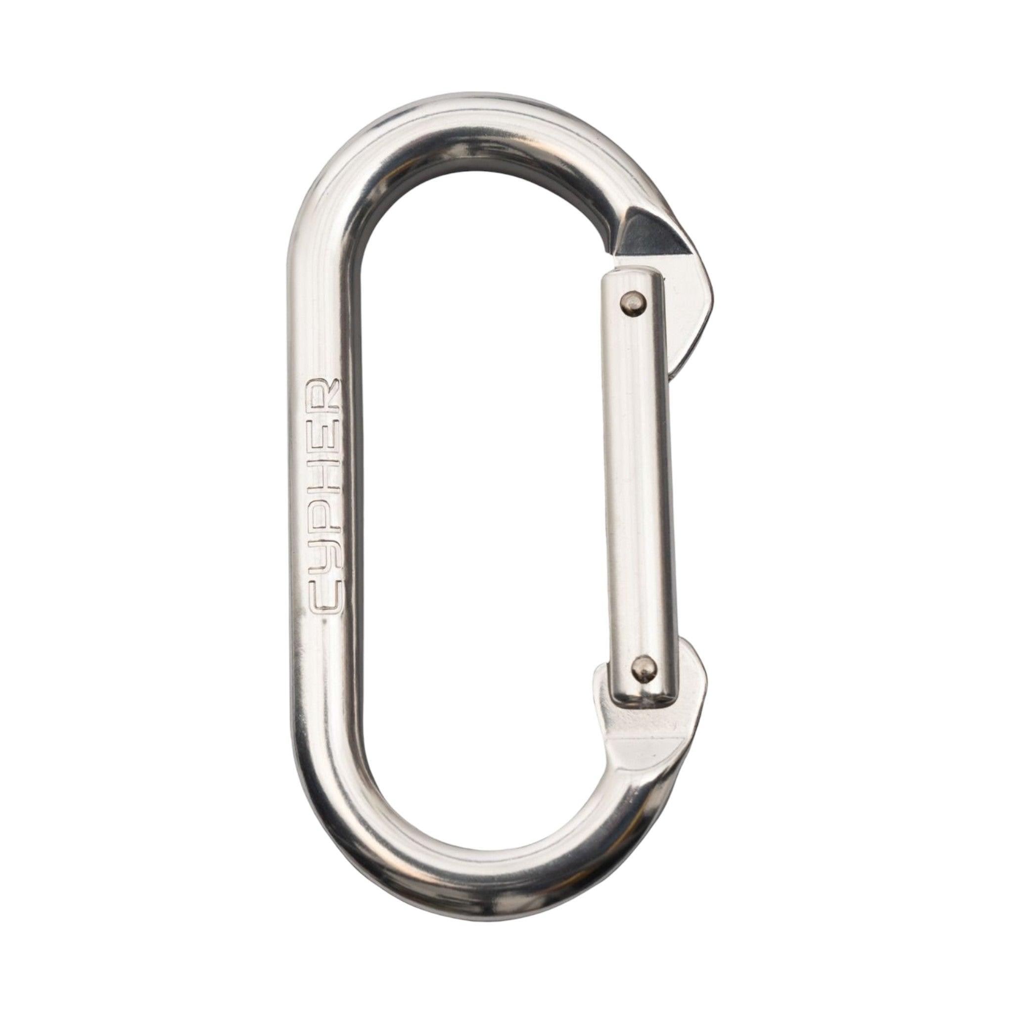 Cypher Oval Screw Gate Bright Carabiner - FERAL