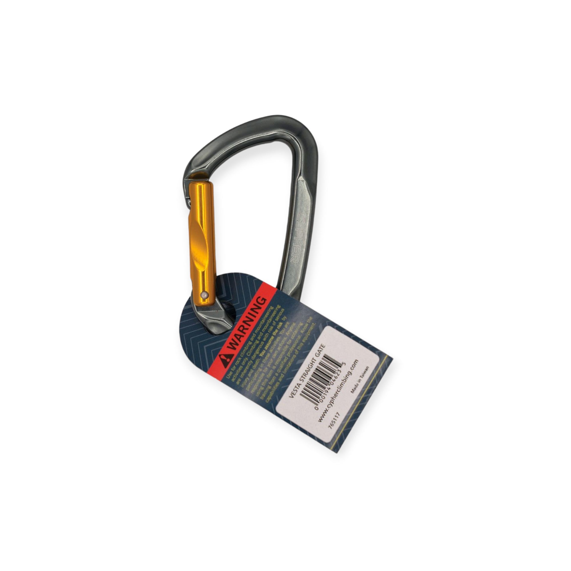 Cypher Vesta Straight Gate Carabiner - FERAL