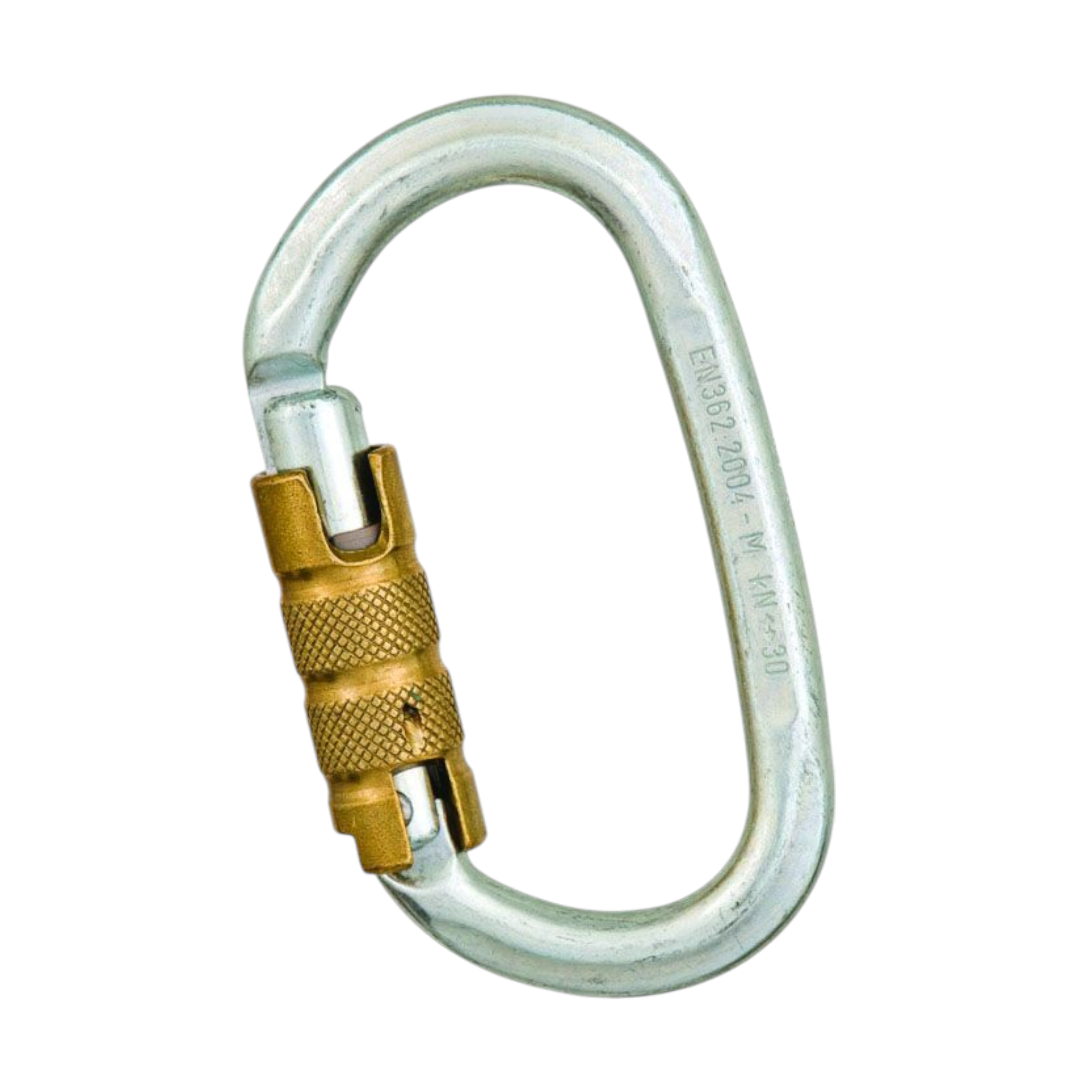 Cypher Steel Heavy Duty Keylock Oval Three Stage Lock Carabiner - FERAL
