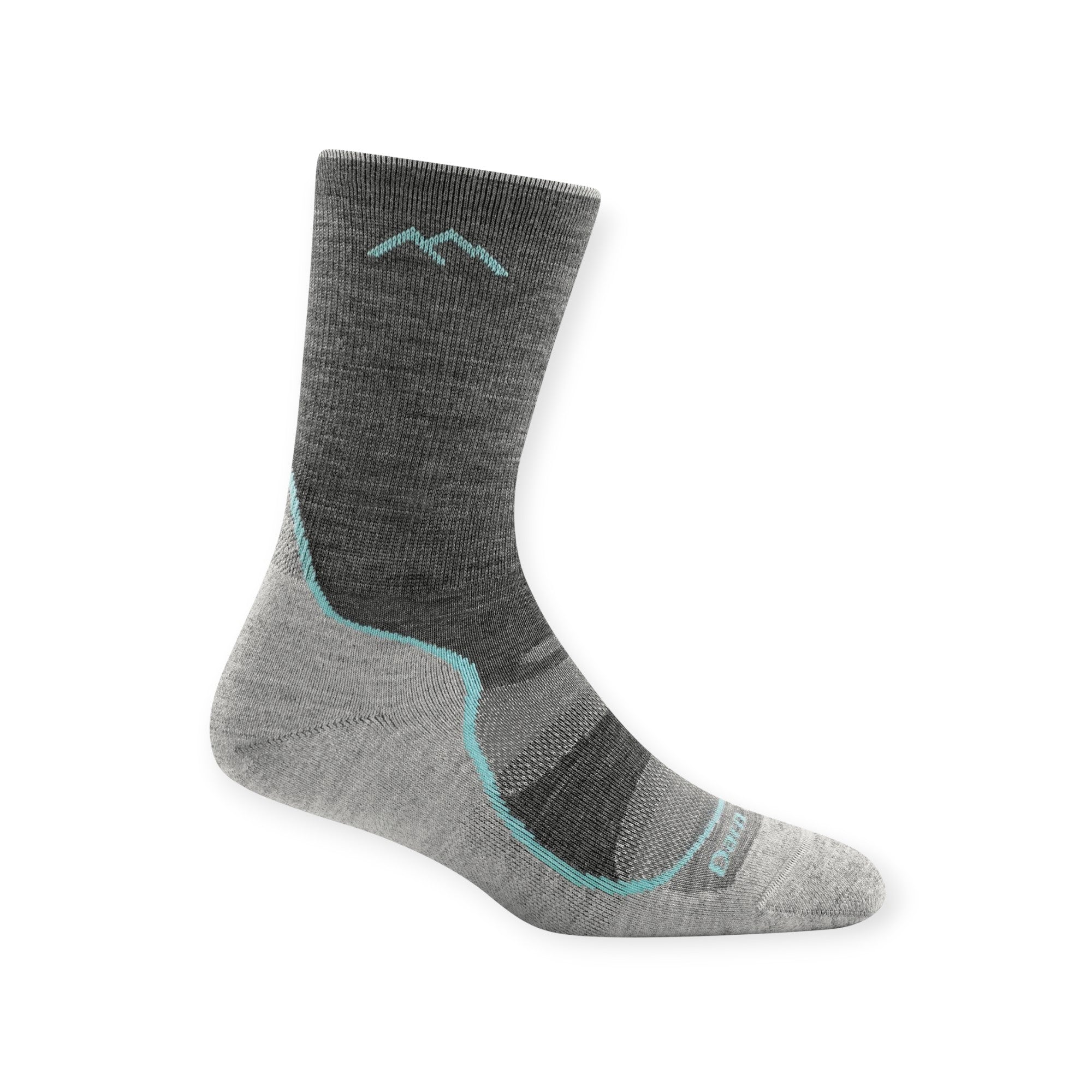 Darn Tough Women's Light Hiker Micro Crew Lightweight with Cushion Socks