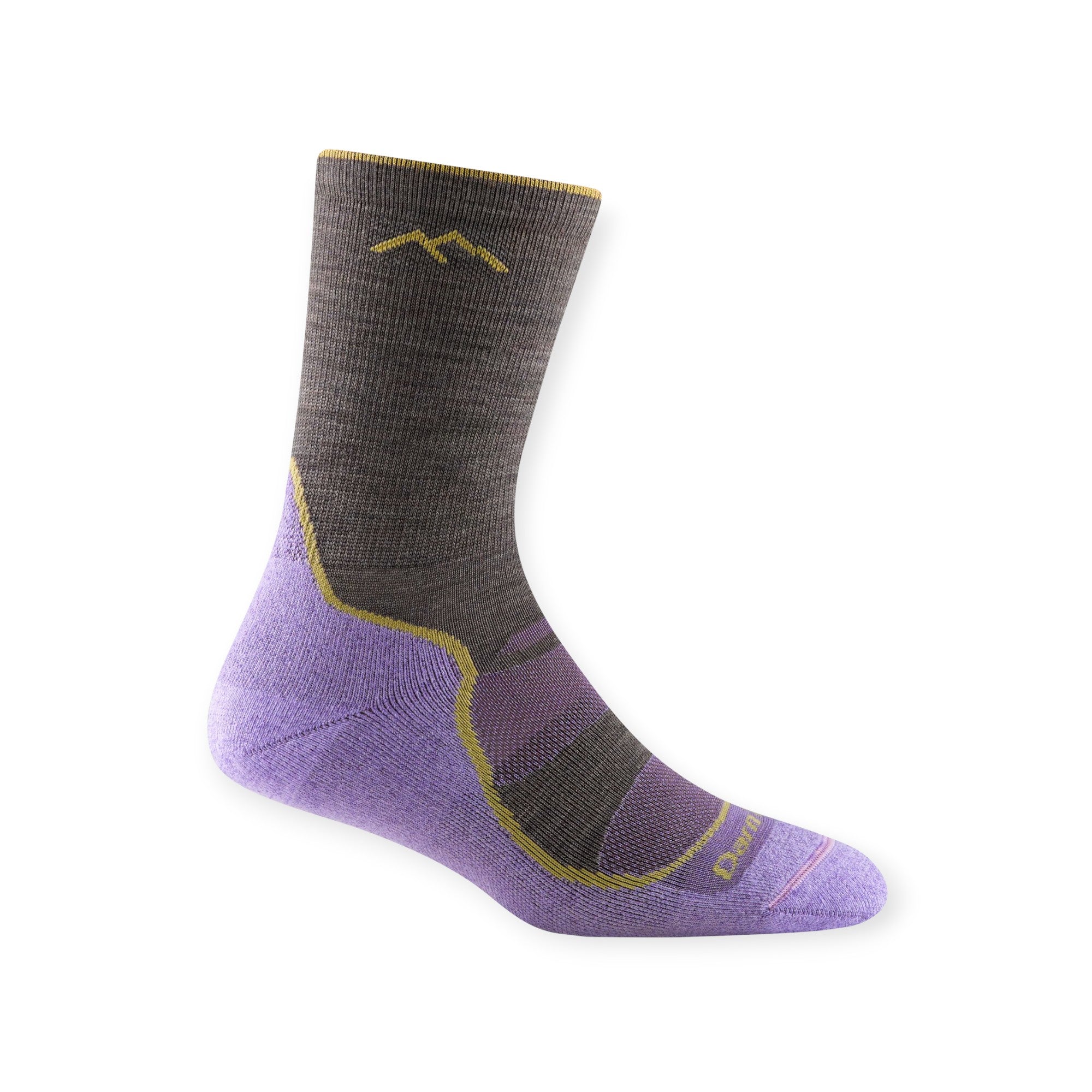 Darn Tough Women's Light Hiker Micro Crew Lightweight with Cushion Socks