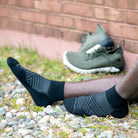Darn Tough Men's Quarter Ultra Lightweight No Cushion Running Socks - FERAL