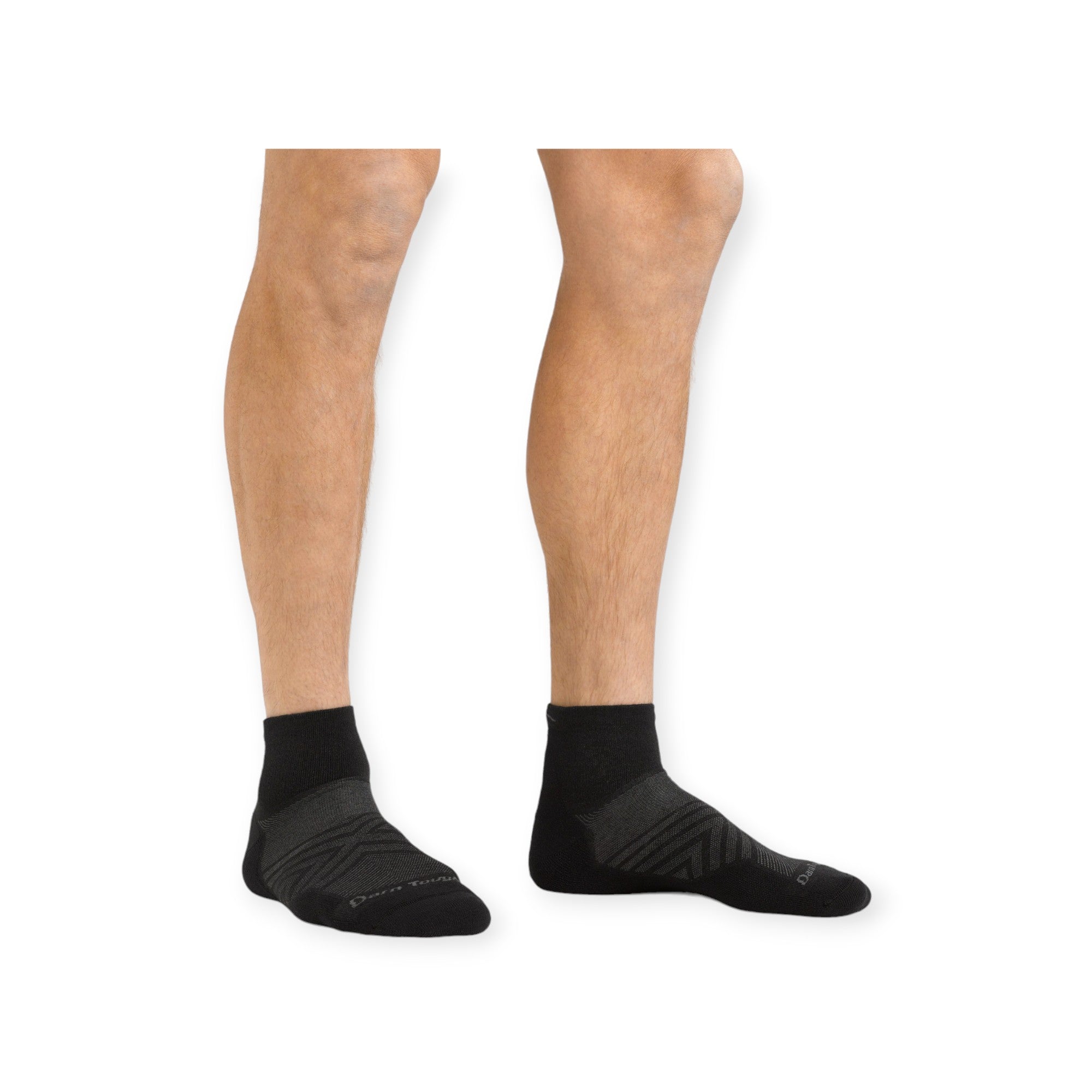 Darn Tough Men's Quarter Ultra Lightweight No Cushion Running Socks - FERAL