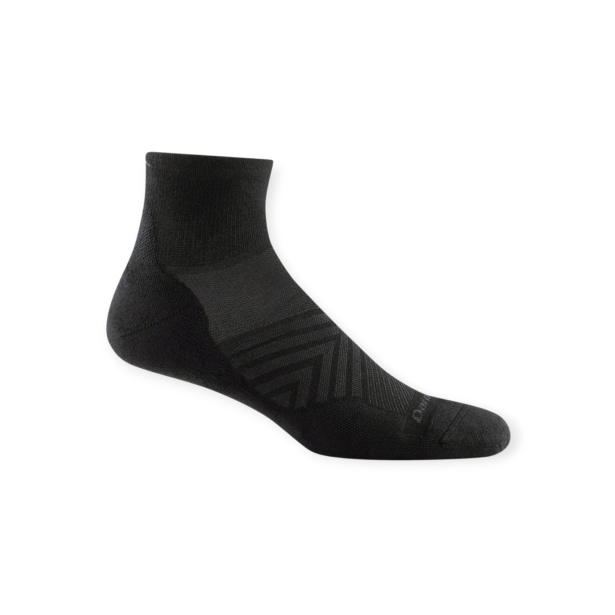 Darn Tough Men's Quarter Ultra Lightweight with Cushion Running Socks - FERAL