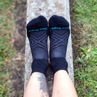 Darn Tough Women's Quarter Ultra Lightweight No Cushion Running Socks - FERAL