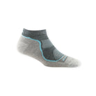 Darn Tough Women's Light Hiker No Show Lightweight with Cushion Socks - FERAL