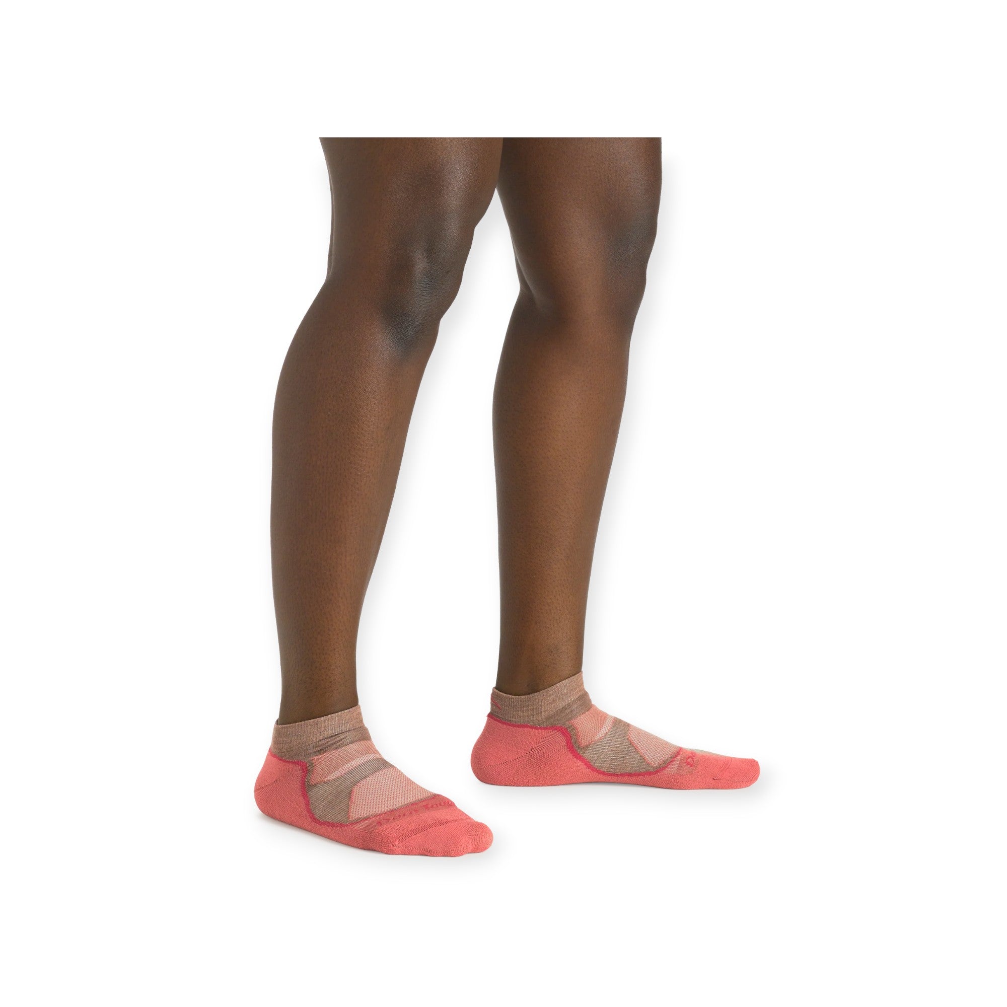 Darn Tough Women's Light Hiker No Show Lightweight with Cushion Socks - FERAL