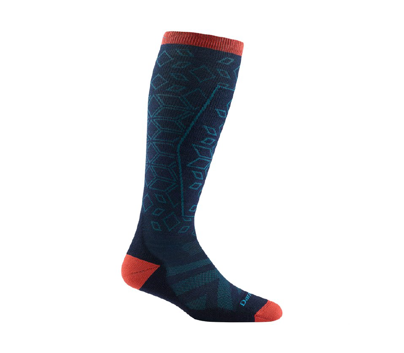 Darn Tough Women's Traverse OTC Lightweight Ski Socks - FERAL
