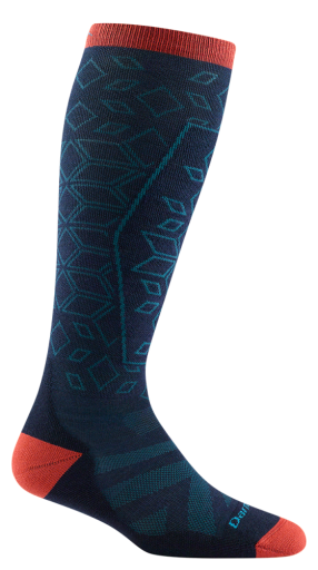 Darn Tough Women's Traverse OTC Lightweight Ski Socks - FERAL