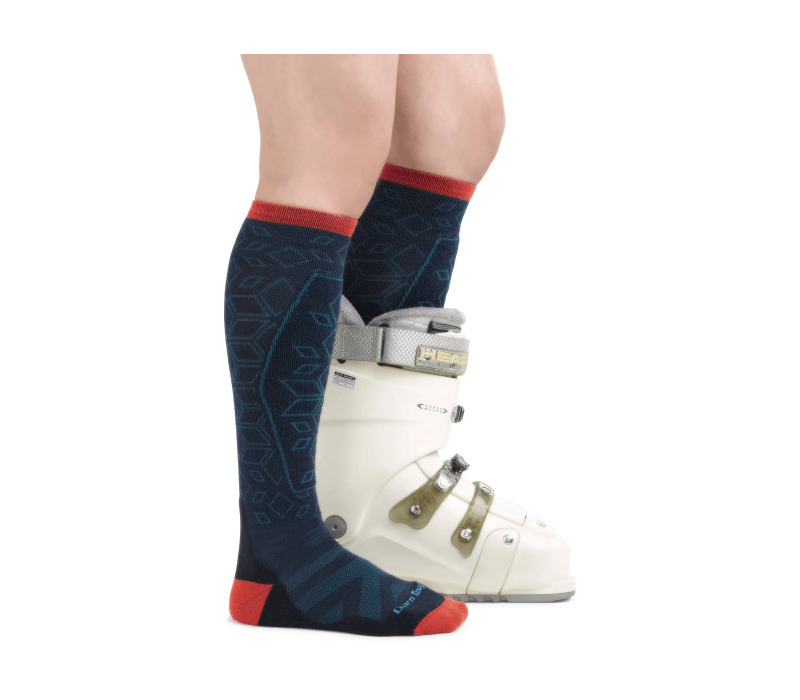 Darn Tough Women's Traverse OTC Lightweight Ski Socks - FERAL