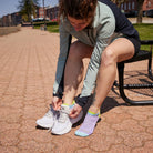 Darn Tough Women's Run No Show Tab Ultra-Lightweight With Cushion Running Socks - FERAL