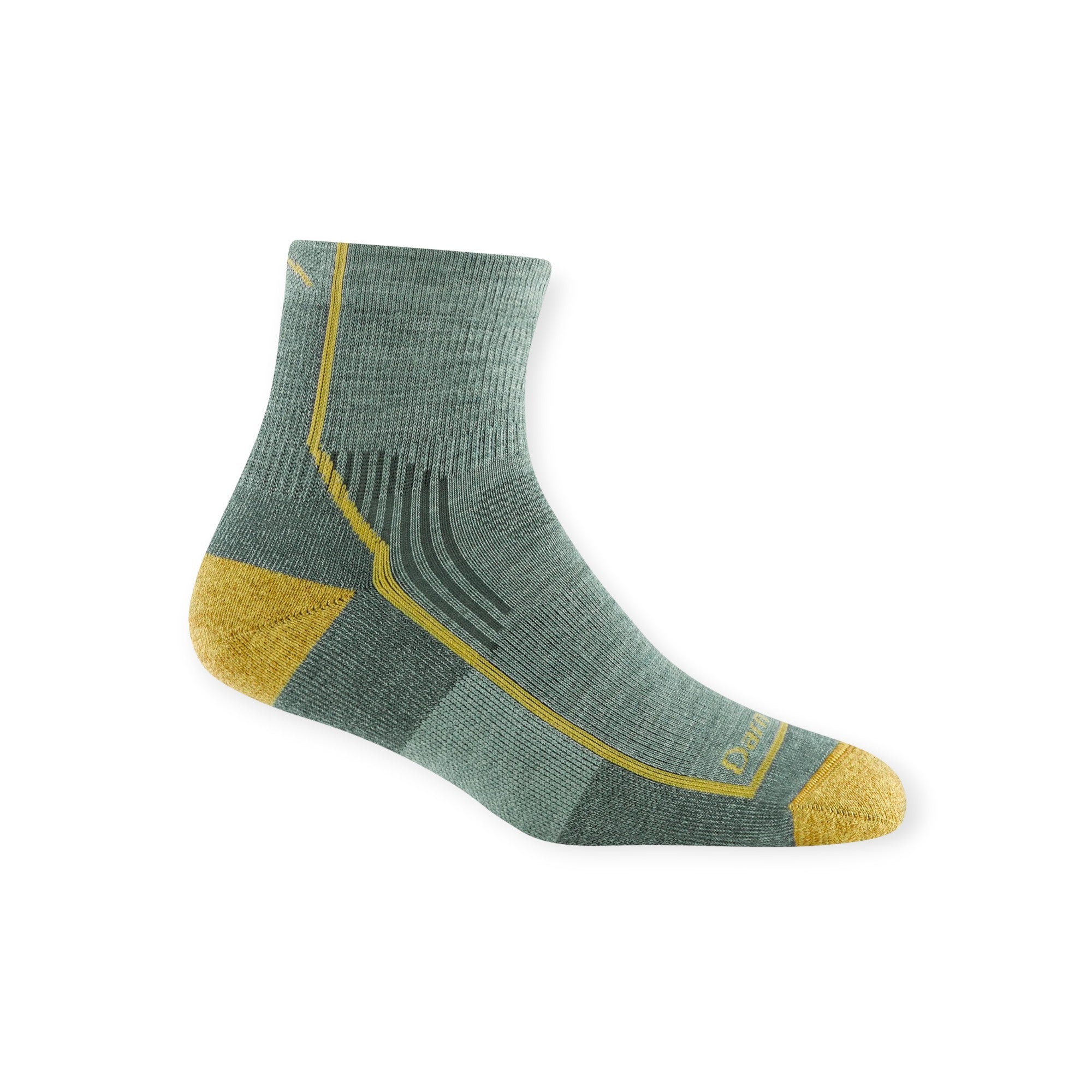 Darn Tough Women's Hiker Quarter Midweight With Cushion Hiking Socks - FERAL