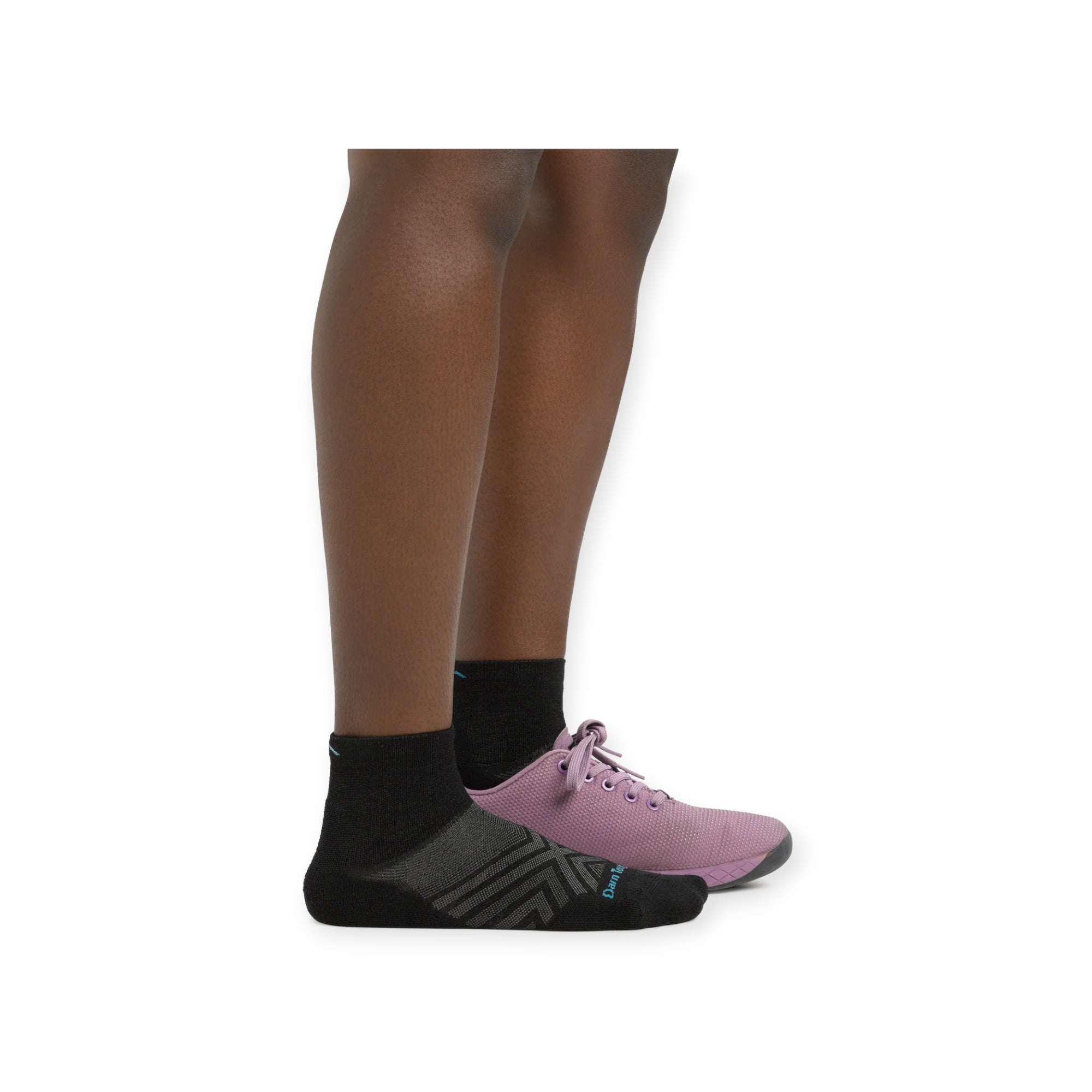 Darn Tough Women's Quarter Ultra Lightweight with Cushion Running Socks - FERAL