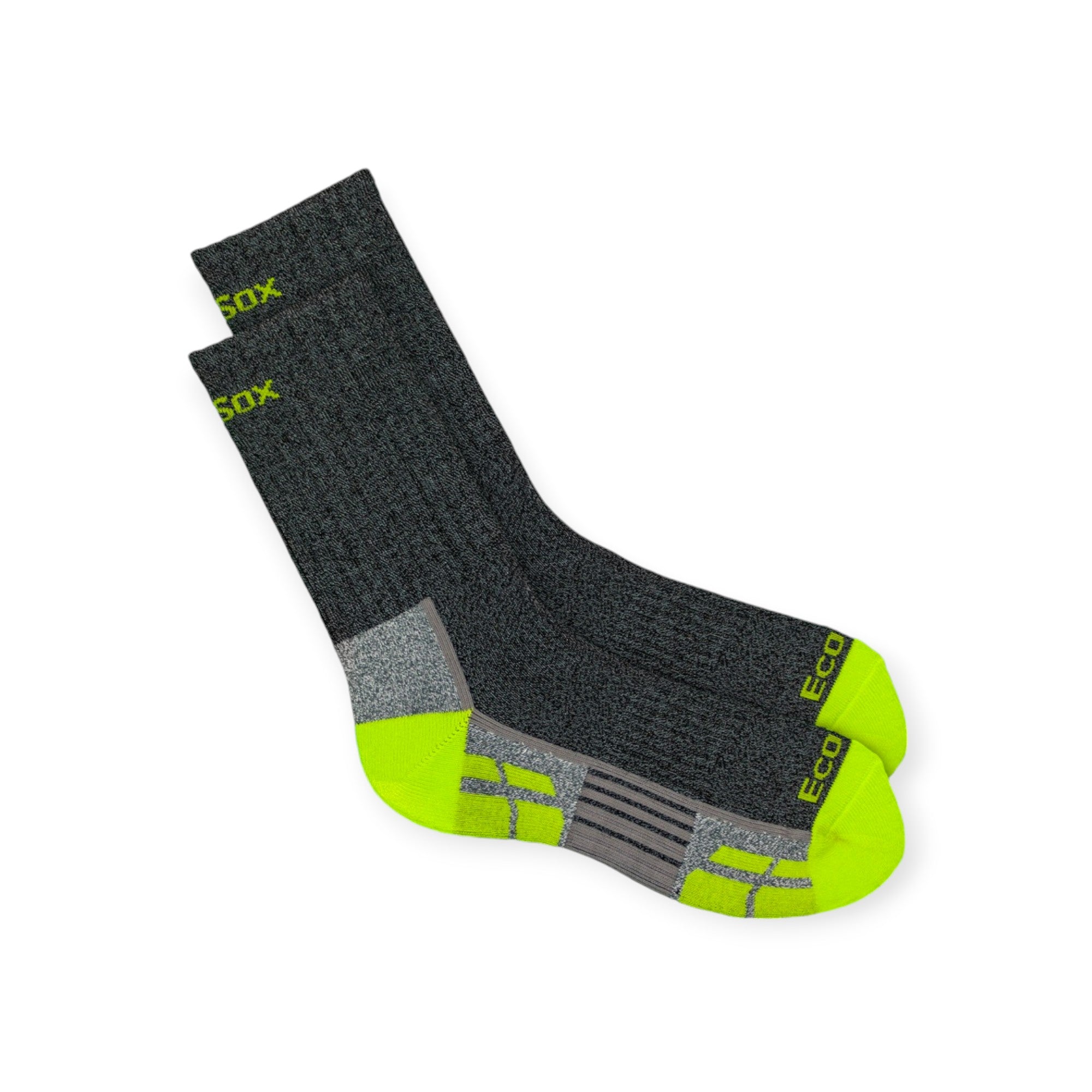 EcoSox Bamboo Light Weight Hiking Crew Socks - FERAL