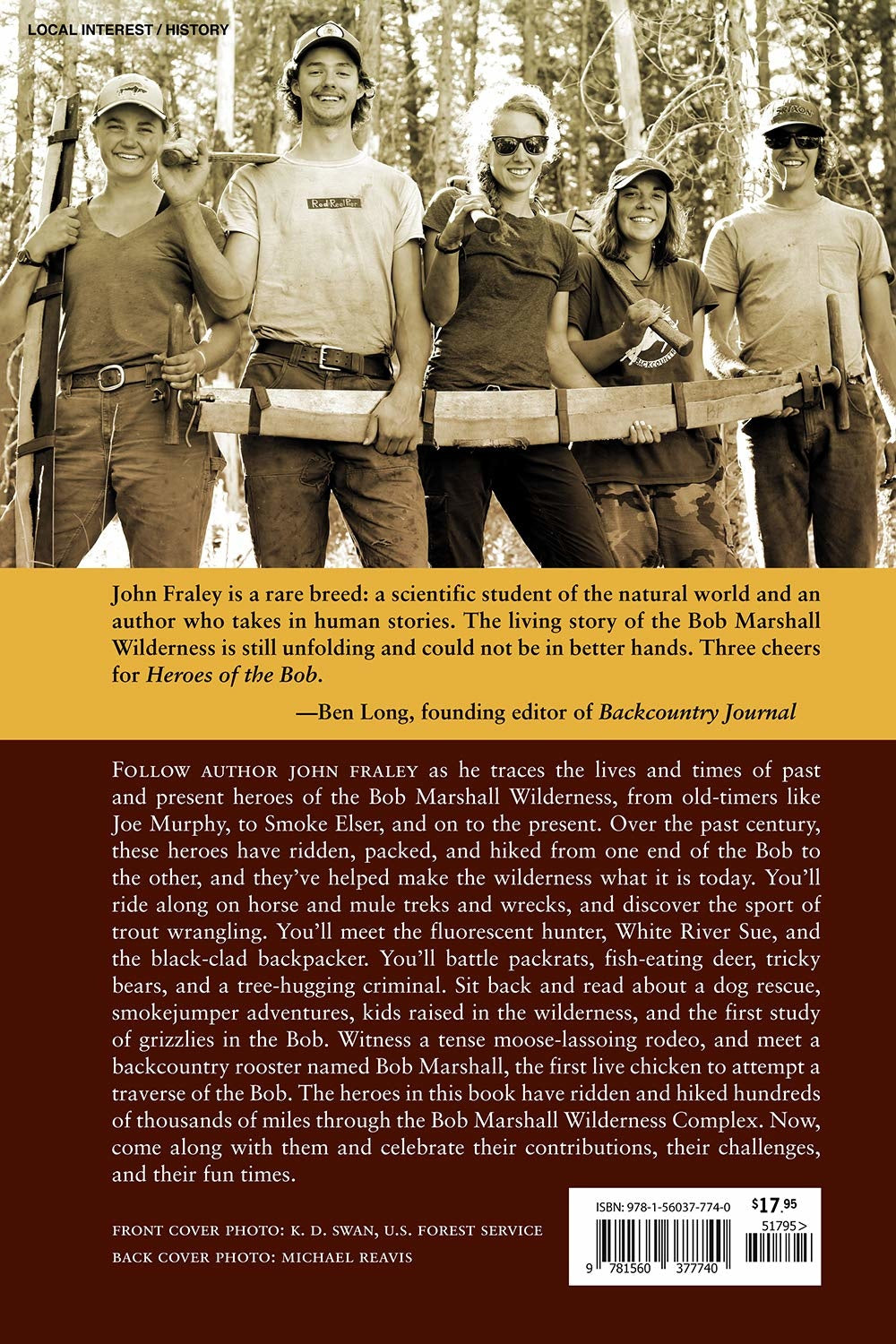 Heroes of the Bob Marshall Wilderness Book - J. Fraley - FERAL