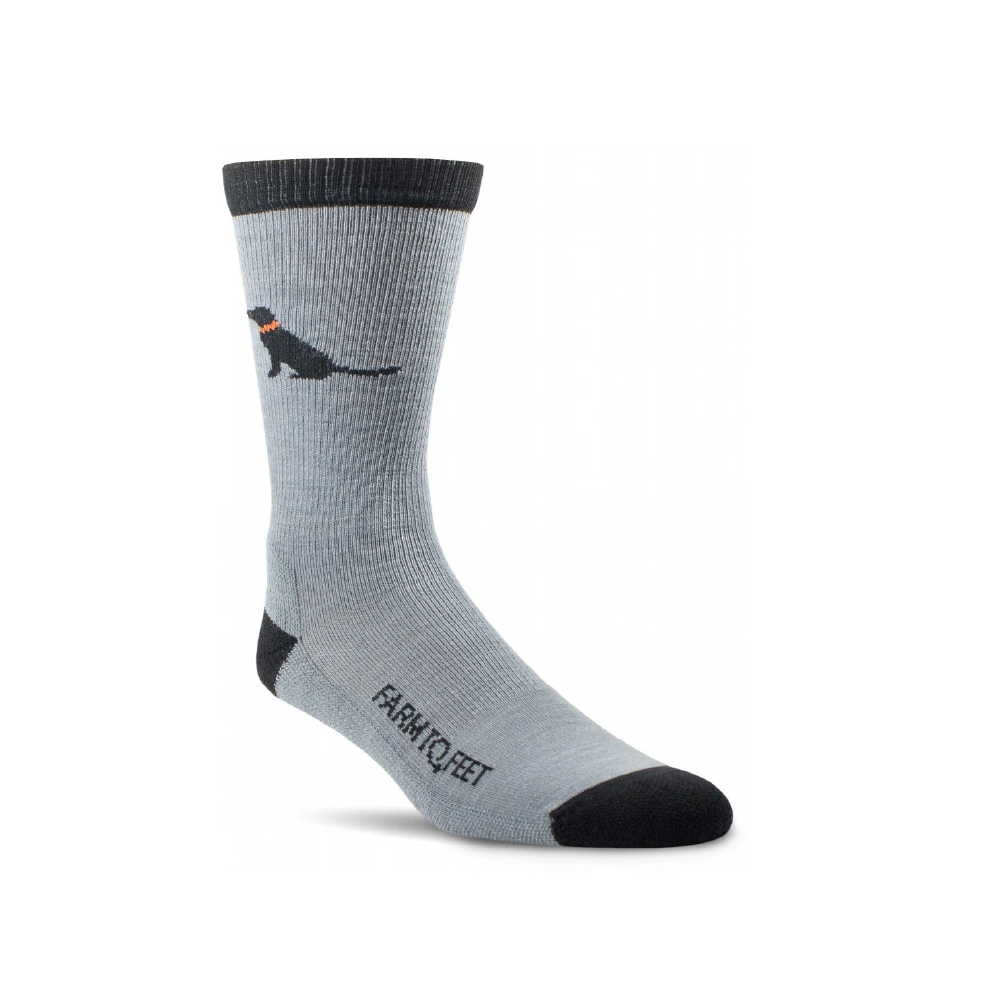 Farm to Feet Sunderland Light Cushion Crew Socks - FERAL