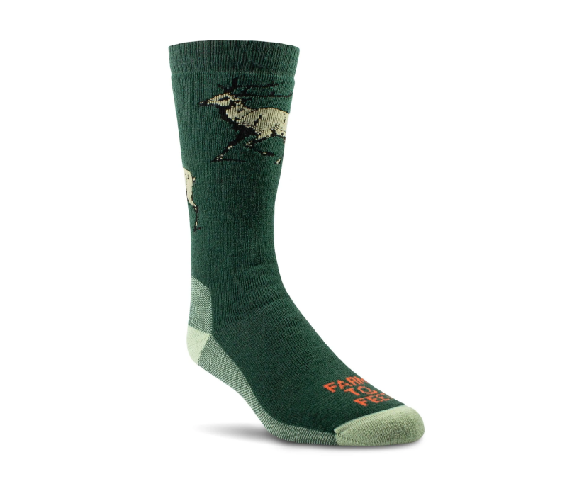 Farm to Feet Englewood Full Cushion Crew Socks - FERAL