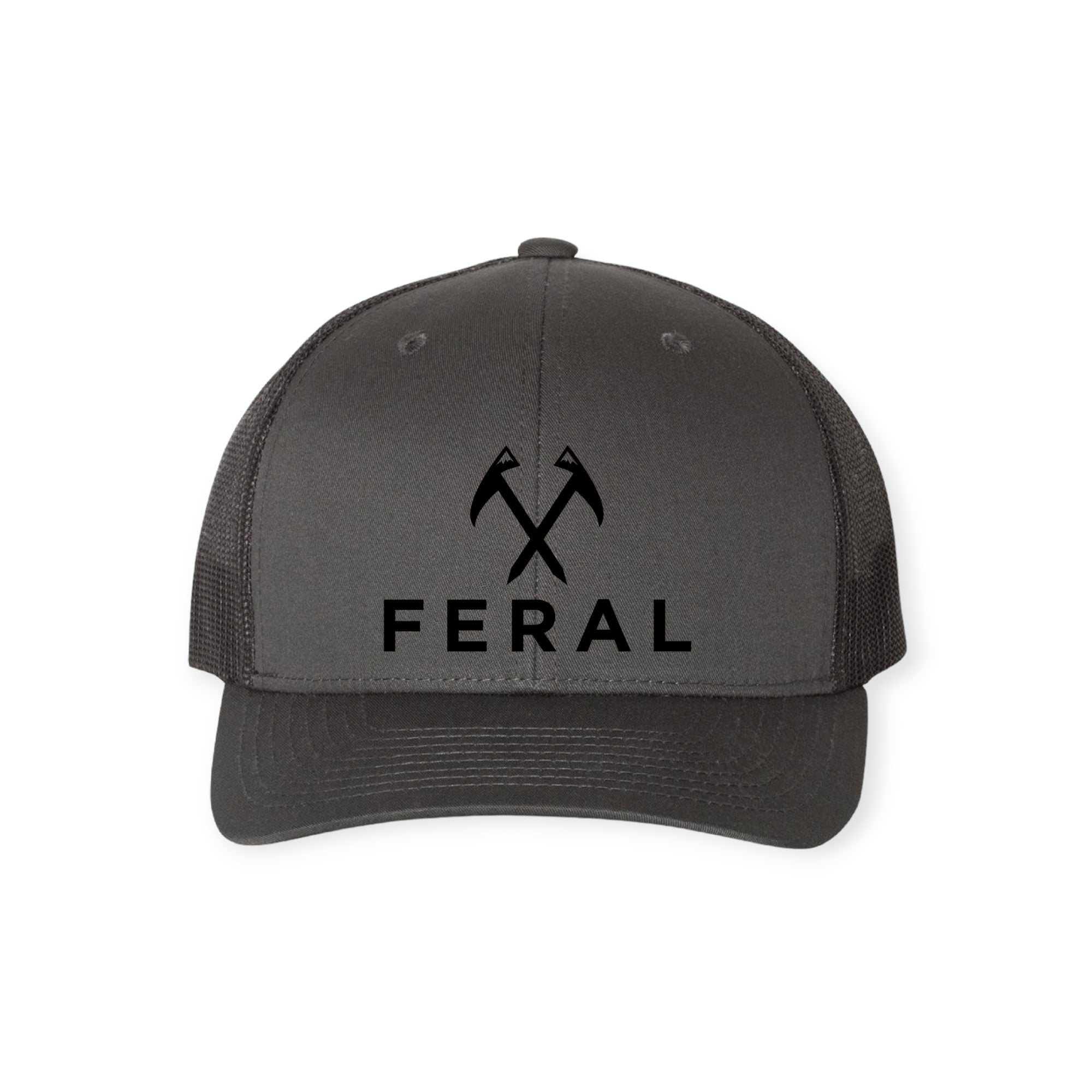 FERAL Logo Low Profile Embroidered Snapback Hat - FERAL