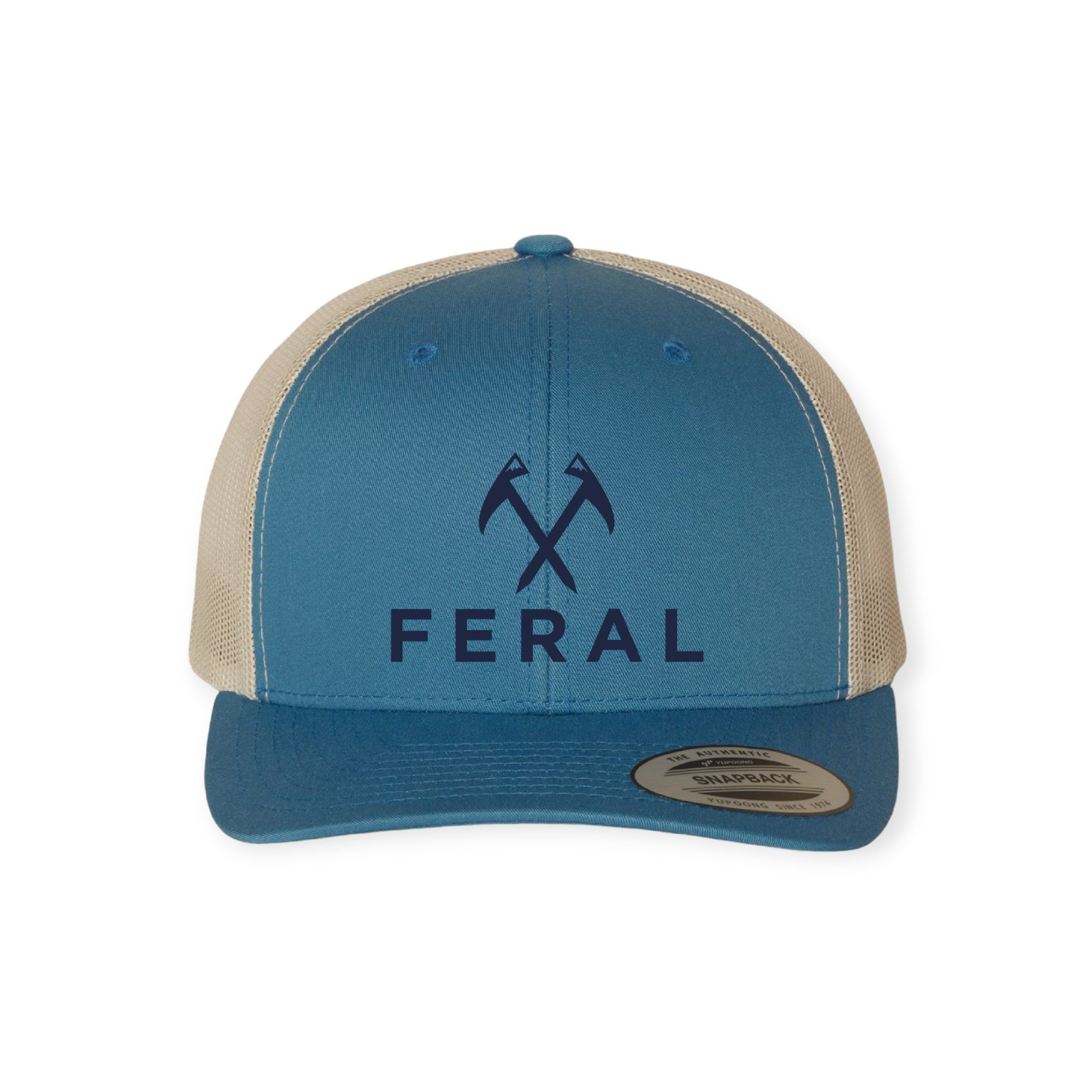 FERAL Logo Low Profile Embroidered Snapback Hat - FERAL