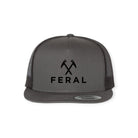 FERAL Logo Flat Bill Embroidered Hat - FERAL