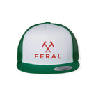 FERAL Logo Flat Bill Embroidered Hat - FERAL
