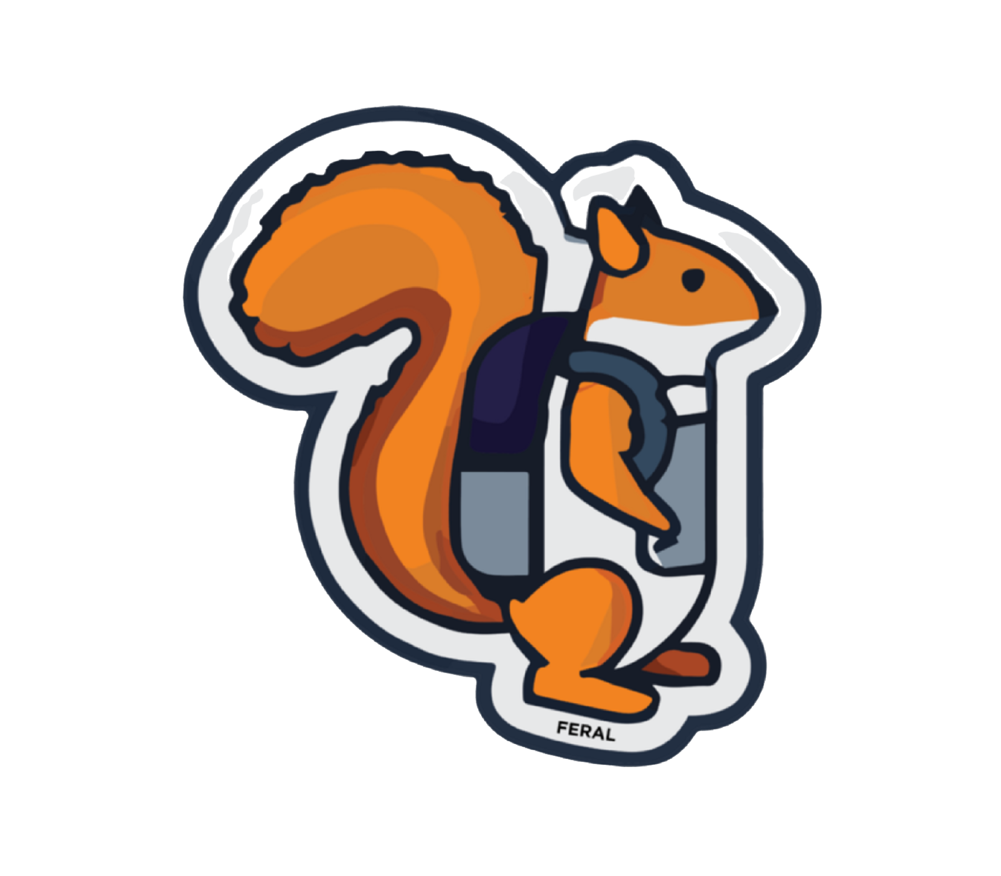 FERAL Adventure Squirrel Magnet - FERAL