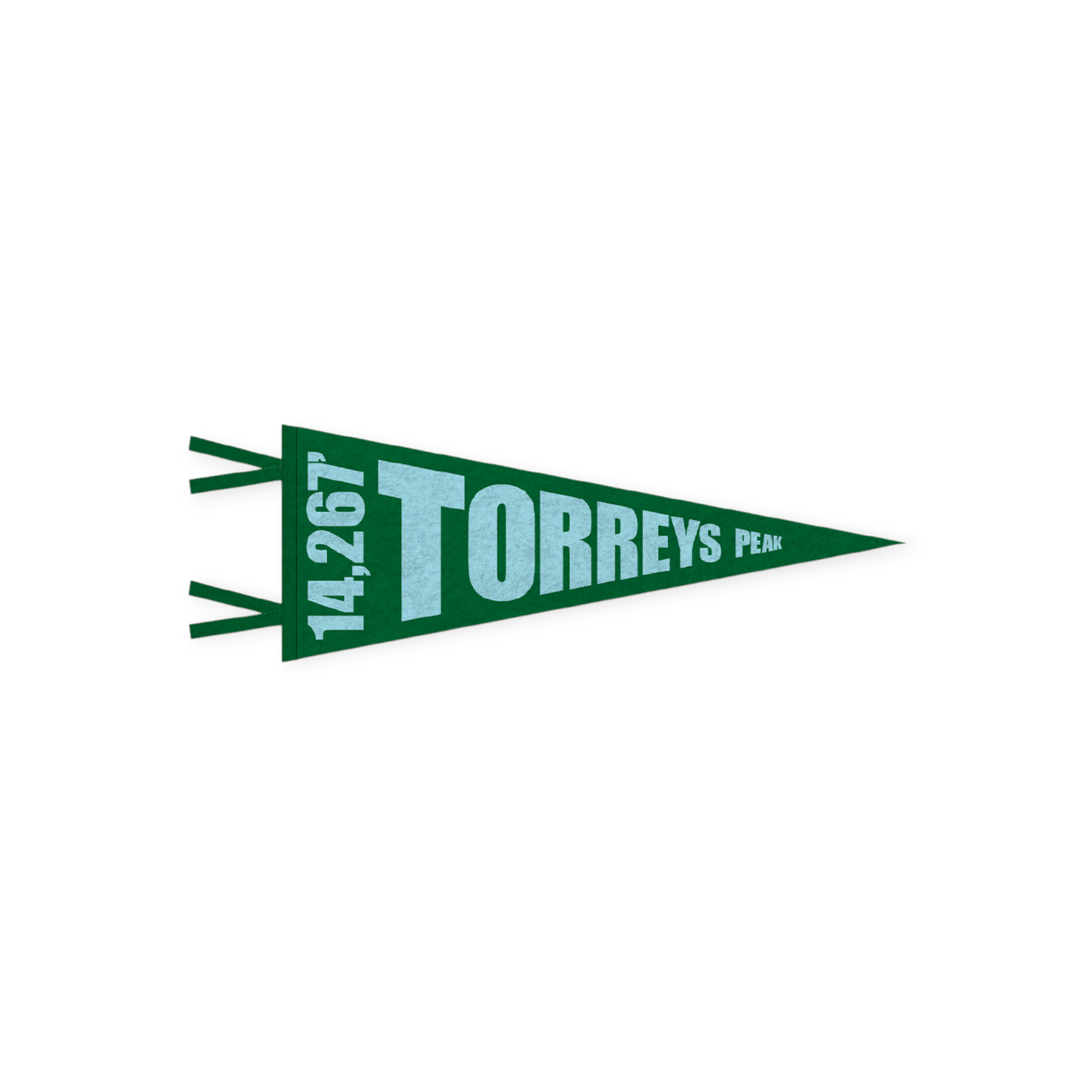 FERAL Torreys Peak Pennant Green | Teal - FERAL