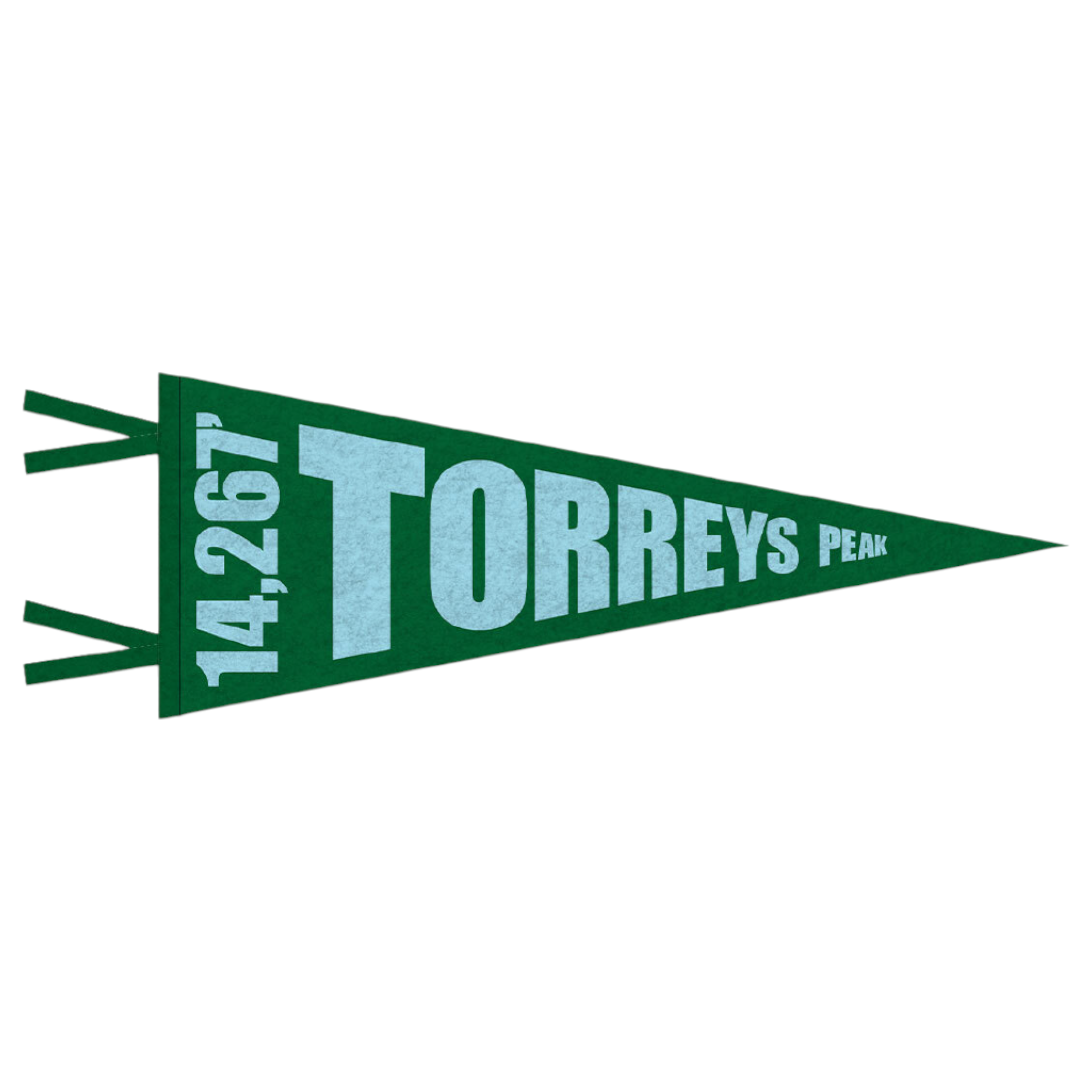 FERAL Torreys Peak Pennant Green | Teal - FERAL