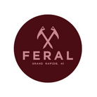 FERAL Grand Rapids Logo Sticker Cherry Blossom - FERAL