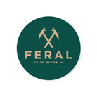 FERAL Grand Rapids Logo Sticker Lakeshore Dunes - FERAL