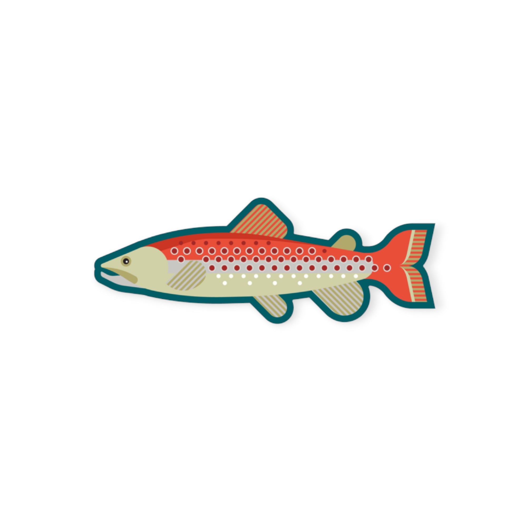 FERAL Trout Sticker - FERAL