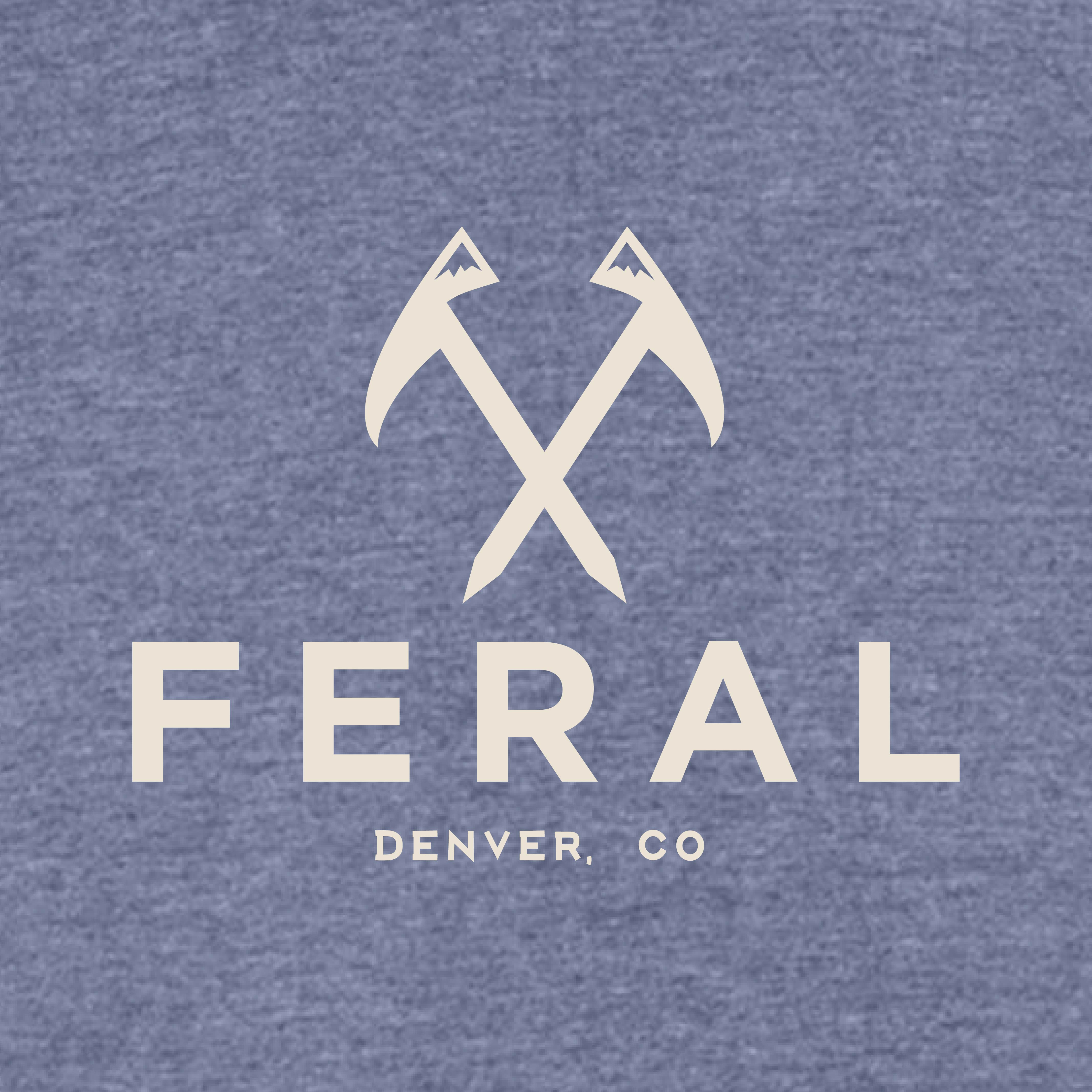 FERAL Denver Logo Crew Sweatshirt - FERAL