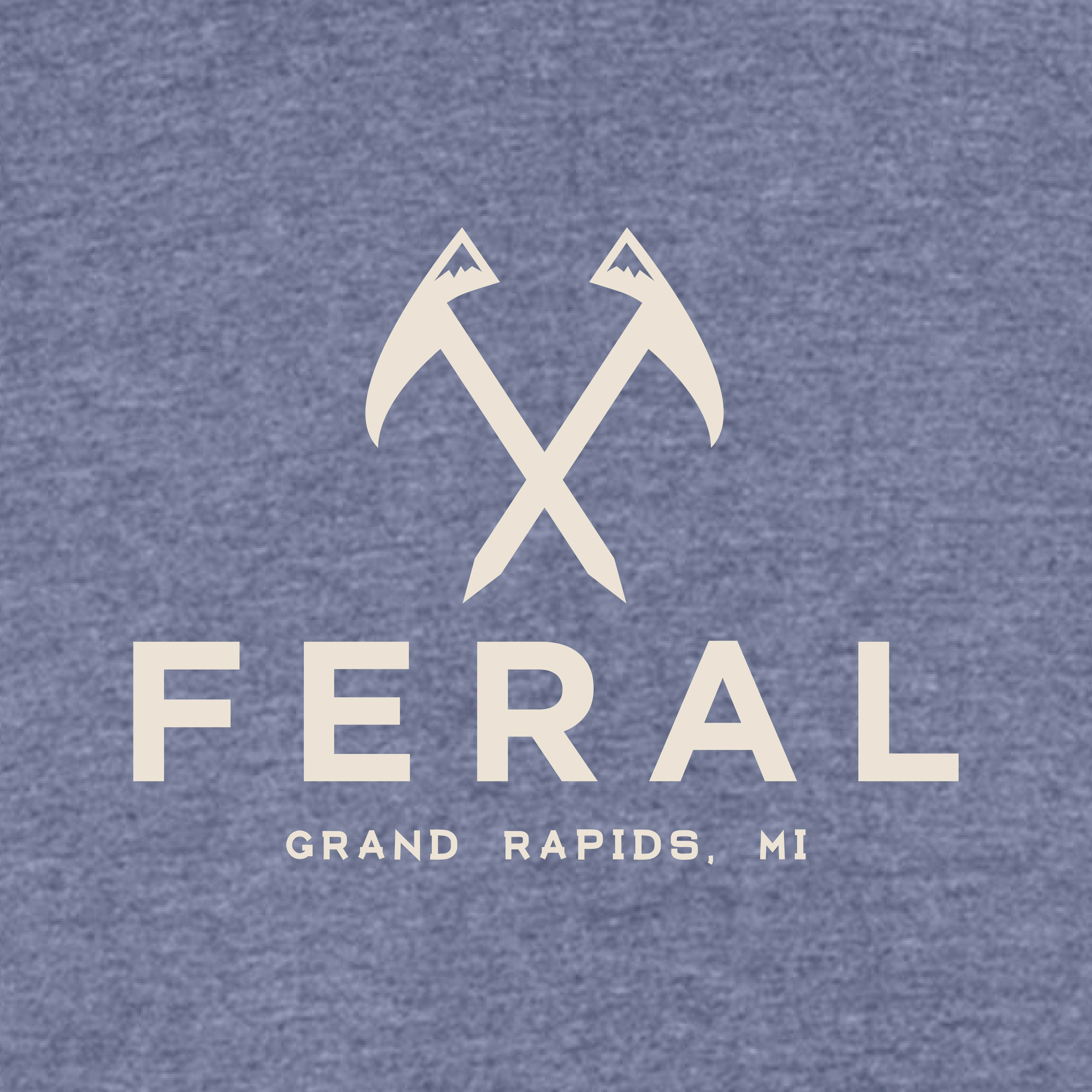 FERAL Grand Rapids Logo Crew Sweatshirt - FERAL