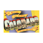 Found Image A Message From Colorful Colorado CO-03 Postcard - FERAL