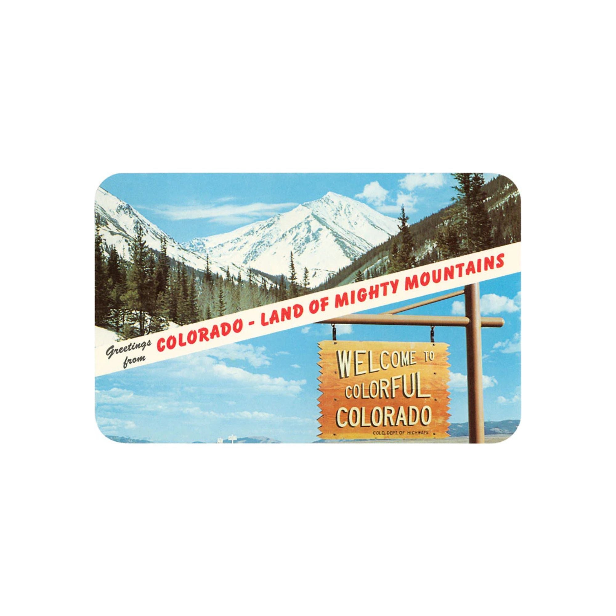 Found Image Greetings From Colorado CO-266 Postcard - FERAL
