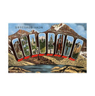 Found Image Greetings From Colorado CO-77 Postcard - FERAL