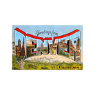 Found Image Greetings From Denver, Colorado CO-42 Postcard - FERAL
