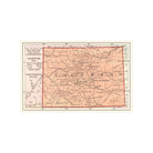 Found Image Map Of Colorado CO-247 Postcard - FERAL