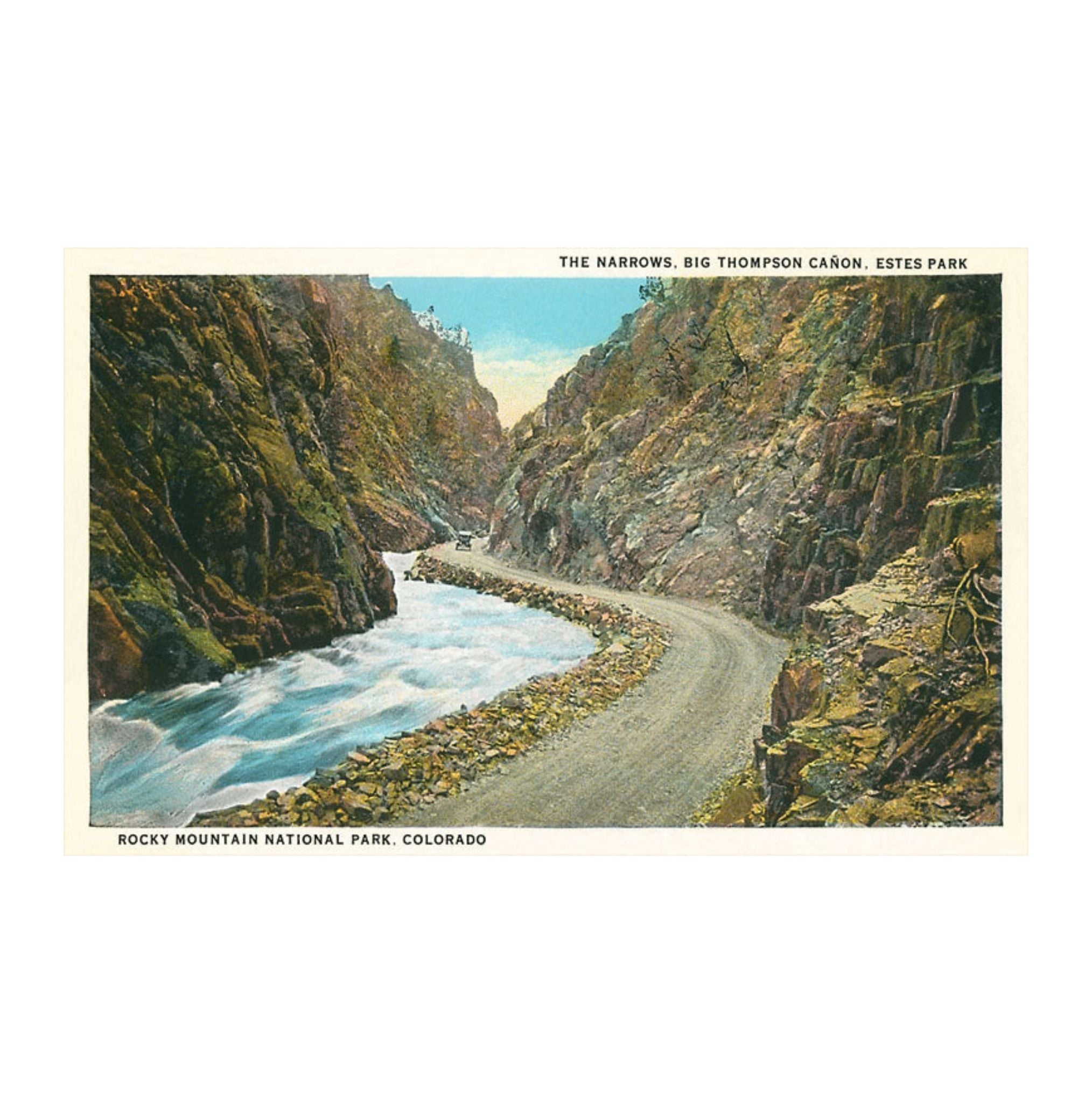 Found Image Rocky Mountain National Park CO-294 Postcard - FERAL