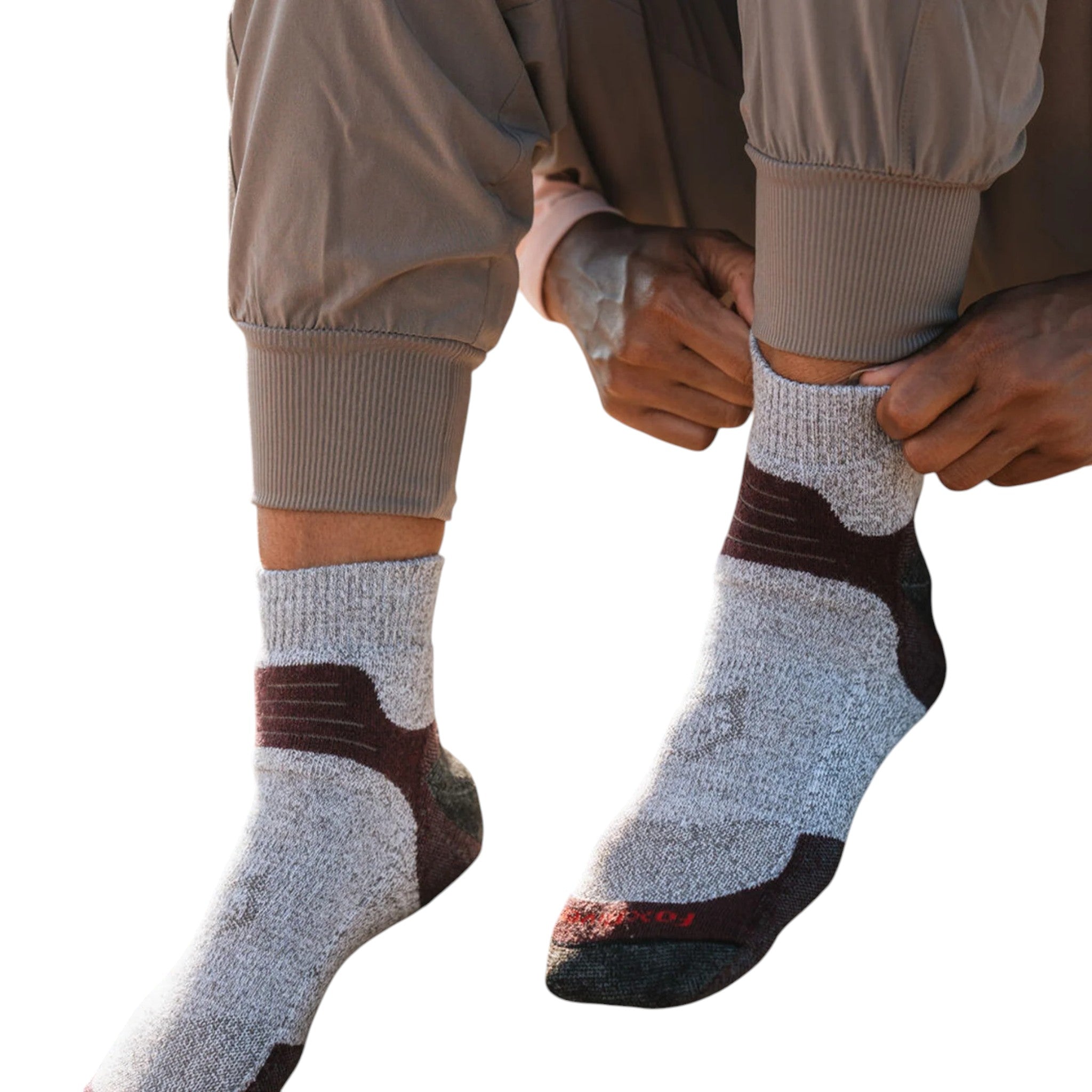 Fox River Hike MX1 Lightweight Quarter Crew Socks - FERAL