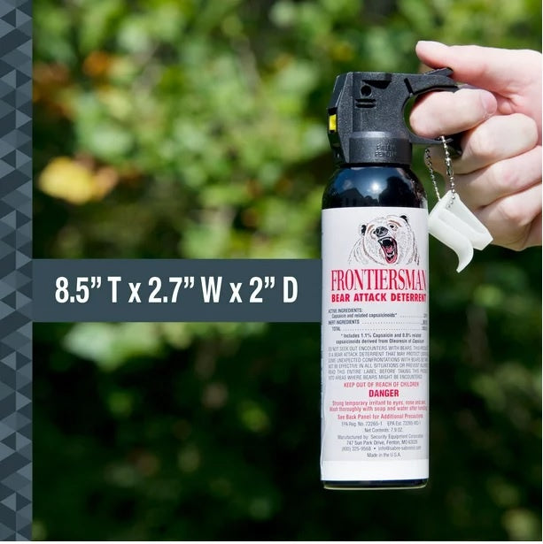 Frontiersman Bear Spray with Holster 7.9 oz. - FERAL