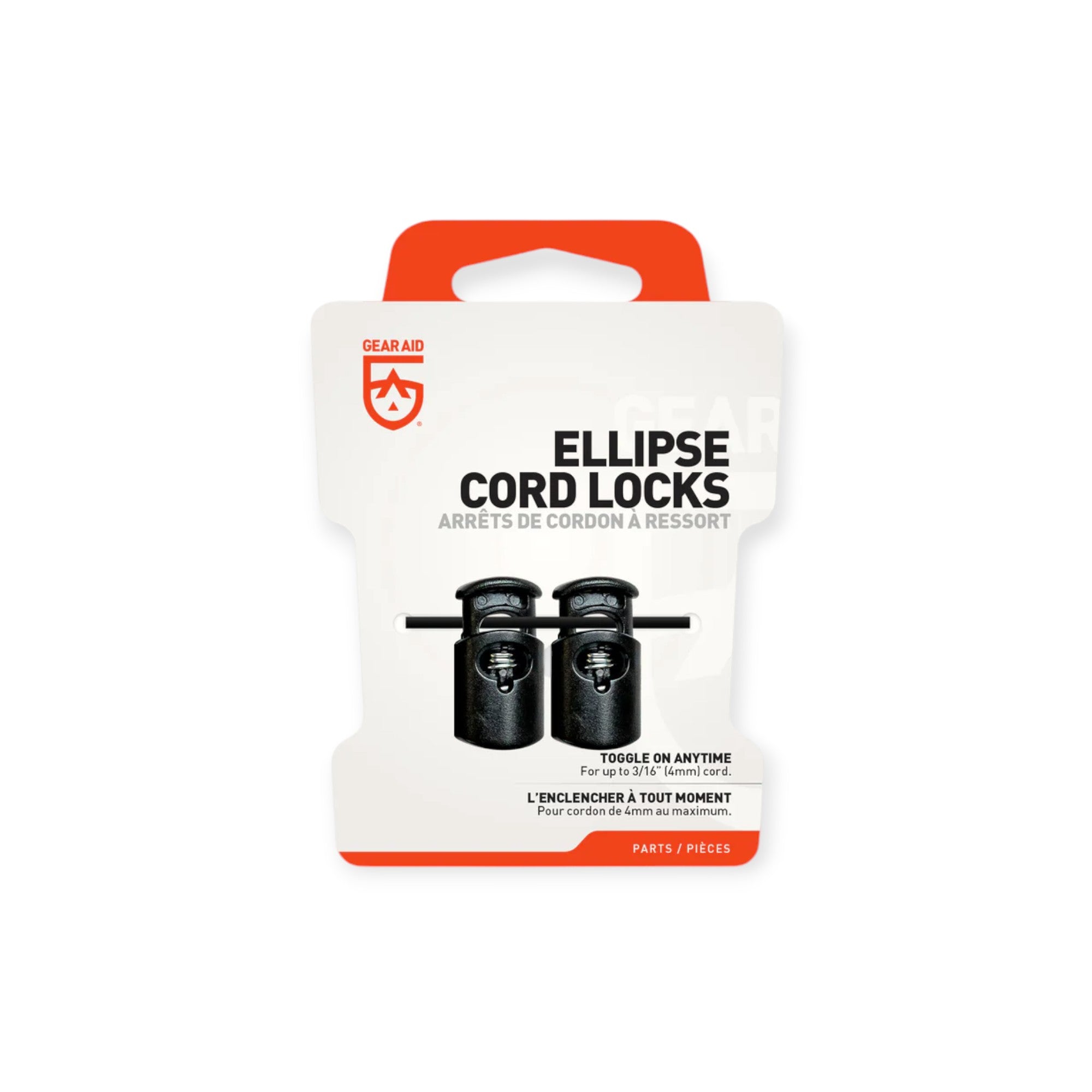 Gear Aid Ellipse Cord Locks Black - FERAL