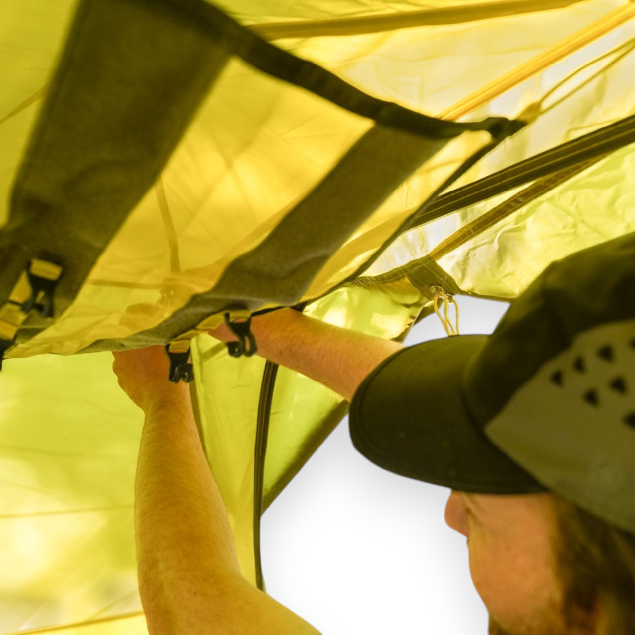 Peregrine Gannet 4 Person Tent w' Gear Loft Theater System - Includes Footprint - FERAL