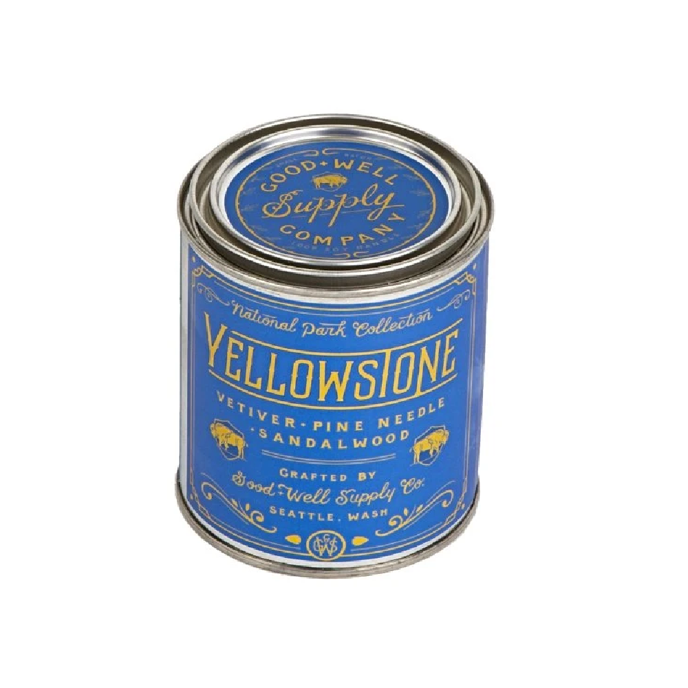 Good & Well Supply Co. Yellowstone National Park Candle - 1/2 Pint - FERAL