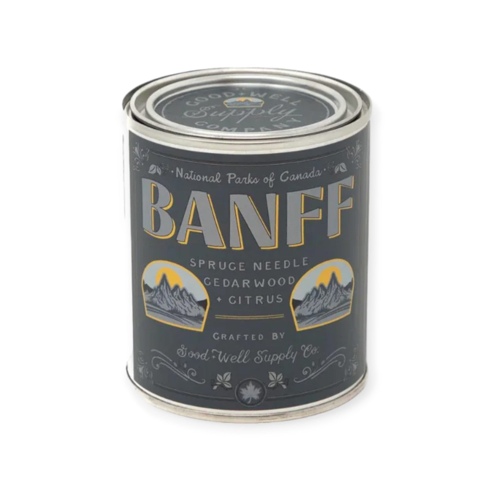 Good & Well Supply Co.  Banff National Park of Canada Candle - 1/2 Pint - FERAL