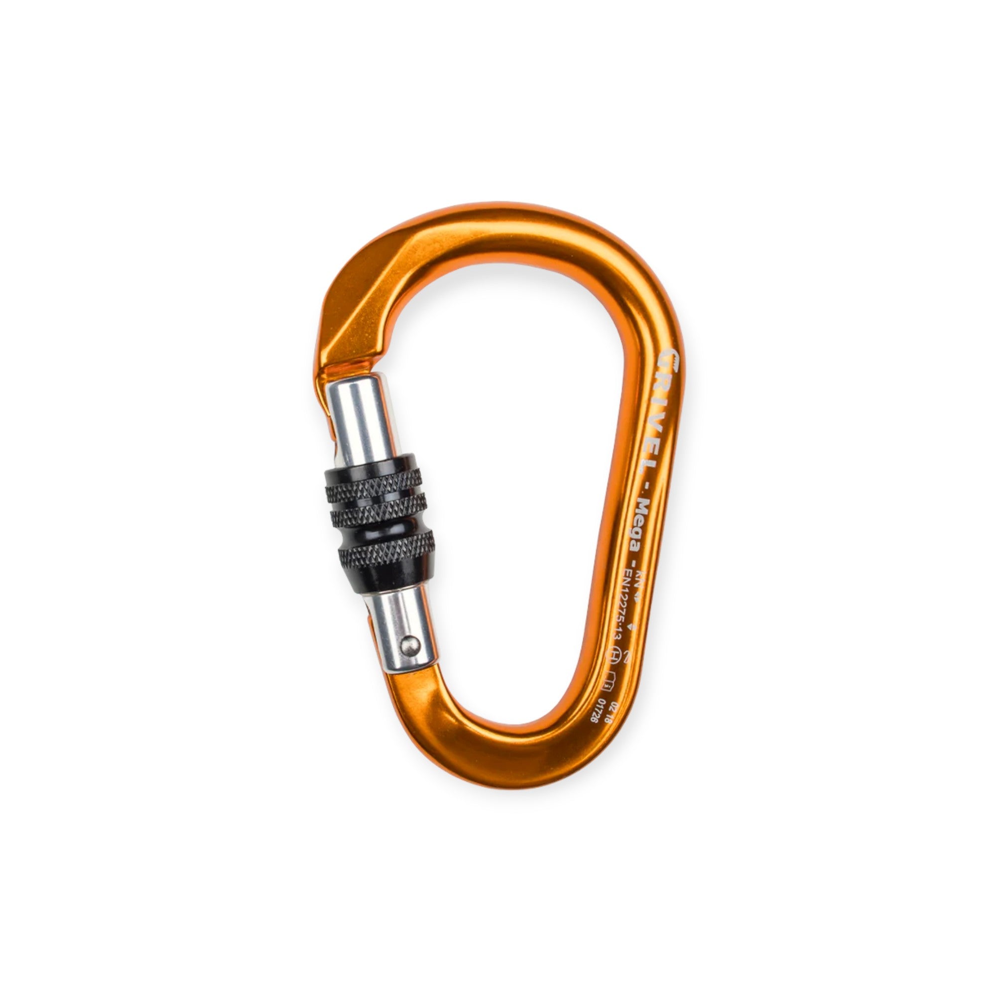 Grivel Classic HMS K6N Screw Gate Anodized Gold Carabiner - FERAL