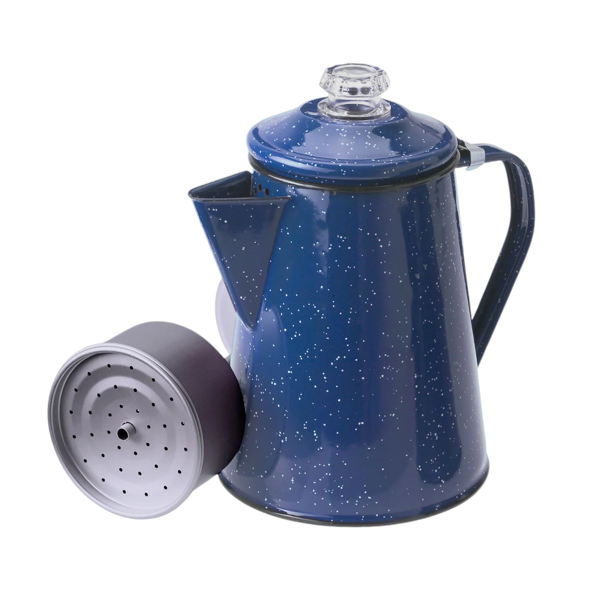 GSI Enamel Coffee Percolator 8 Cup - Blue - FERAL
