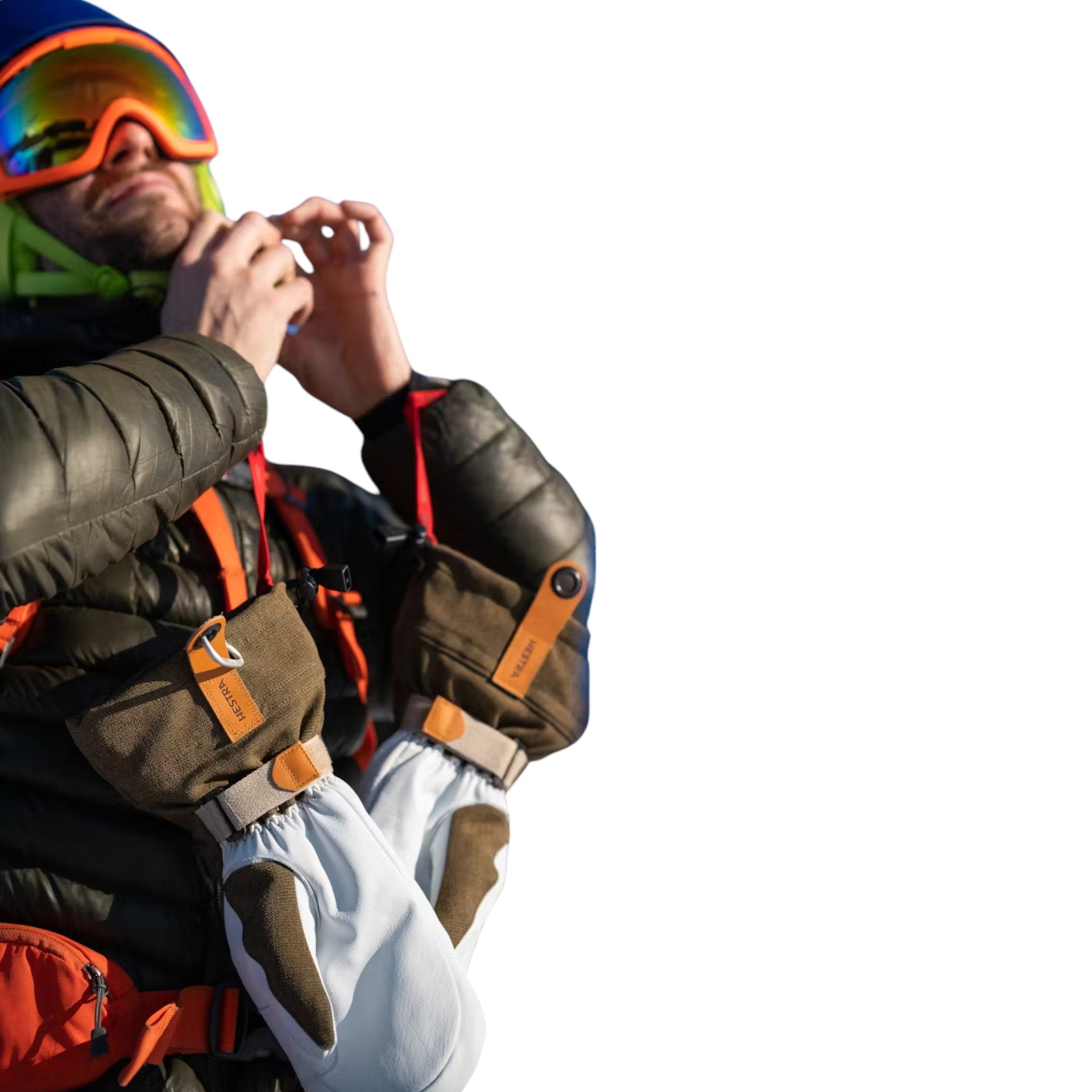 Hestra Army Leather Patrol Gauntlet Mitts - FERAL